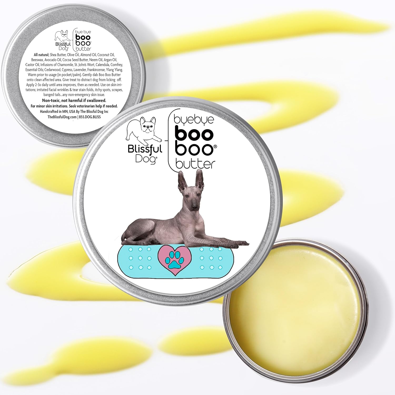 The Blissful Dog Xoloitzcuintli Boo Boo Butter (16 oz)