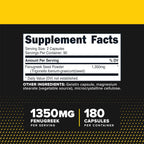 Primaforce Fenugreek Seed Capsules (180 Cápsulas / 1350 mg por dosis, dosis de 2 cápsulas) - Complemento Herbal Premium para Hombres y Mujeres, No Transgénico, Sin Gluten