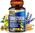 6 en 1 Turkesterone de Alta Concentración con Maca, Fenogreco, Tribulus, Ginseng y Vitamina D3 - 90 Cápsulas (Suministro 3 Meses)