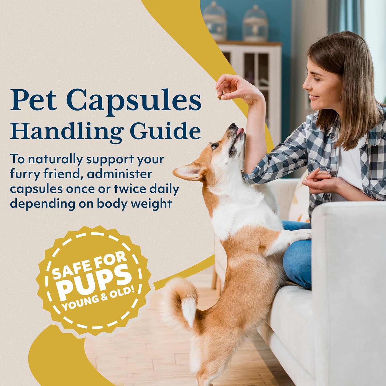 Ayush Pet Neem Plus - Suplemento de Neem para Perros - 90 Cápsulas