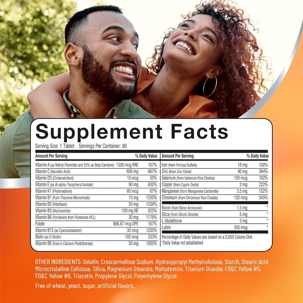 Basic Brands - Powerall Multivitamin - 90 comprimidos - Pack de 2