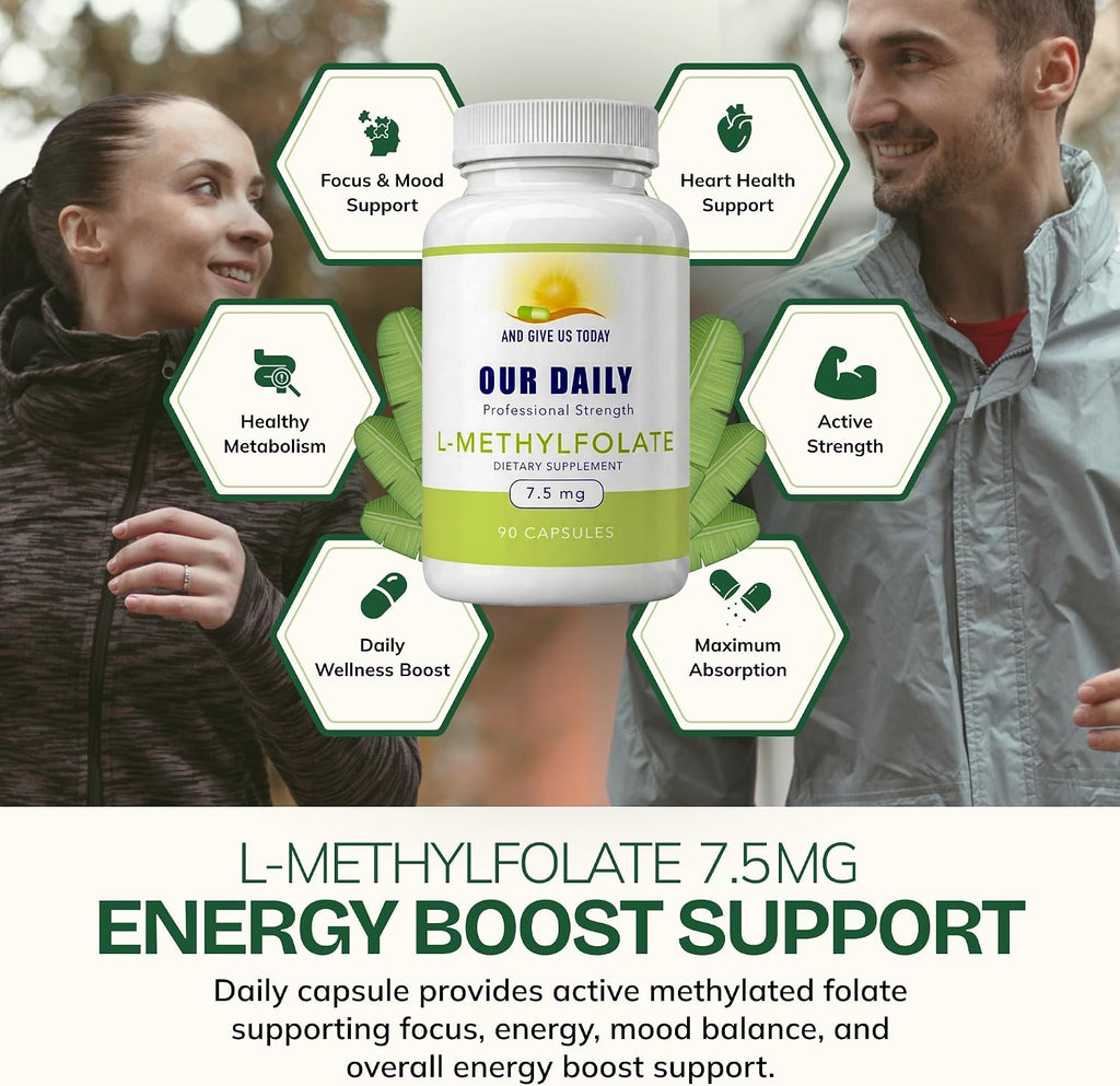 Our Daily Vites L-Methylfolate 7.5mg - 90 Cápsulas