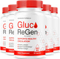 GlucoRegen Capsules (5 Pack) - Fórmula Premium para el Bienestar General
