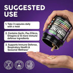 Complejo Inmunológico Orgánico con Pau D'Arco y Vitaminas - Clean Nutraceuticals