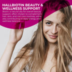 Hallusa Natural Biotina 10.000 mcg, 60 Cápsulas