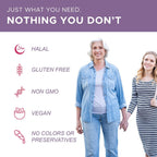 Noor Vitamins Multivitamínico para Mujeres Halal y Vegano | 60 Cápsulas (2 Meses)