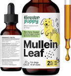Forever Puppy Mullein Tincture for Dogs - Apoyo Respiratorio Natural - Extracto de Gordolobo para Pulmones - Sin Azúcar ni Alcohol - 60 ml