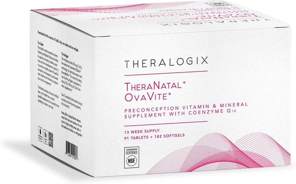 Theralogix TheraNatal OvaVite – Prenatal and Fertility Vitamins with CoQ10