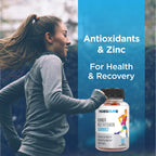 PEREGRUNE Runner Multivitamin Gummies - Gominolas Multivitamínicas para Corredores con Vitaminas A, C, D, E y Complejo B - 50% Menos Azúcar