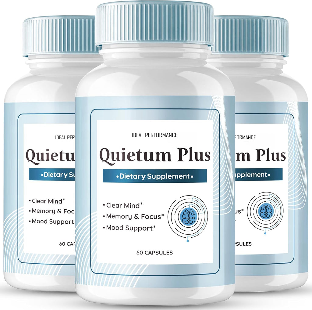 Quietum Plus Tinnitus Relief - Fórmula Avanzada para el Alivio de Zumbidos (3 Paquetes)