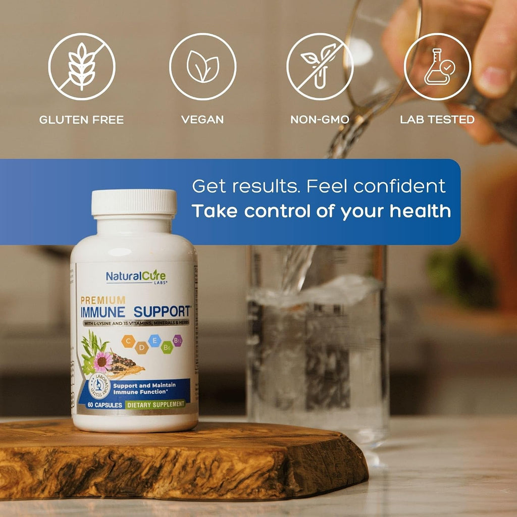 Natural Cure Labs Premium Immune Support - 16 en 1