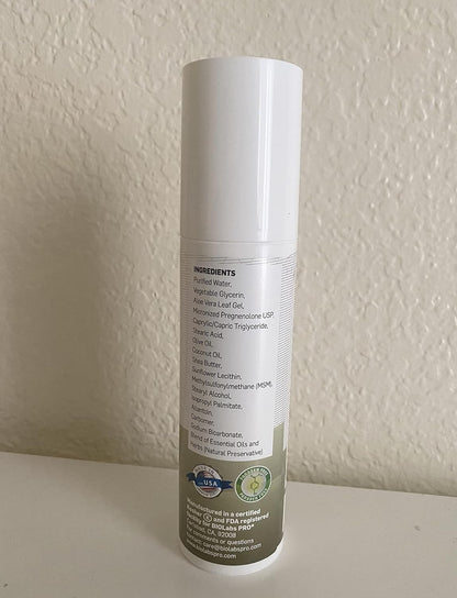 BIOLABS PRO Pregnenolona, Pregnenolona – Aloe vera: proporciona hidratación y calma la piel. – Image 6