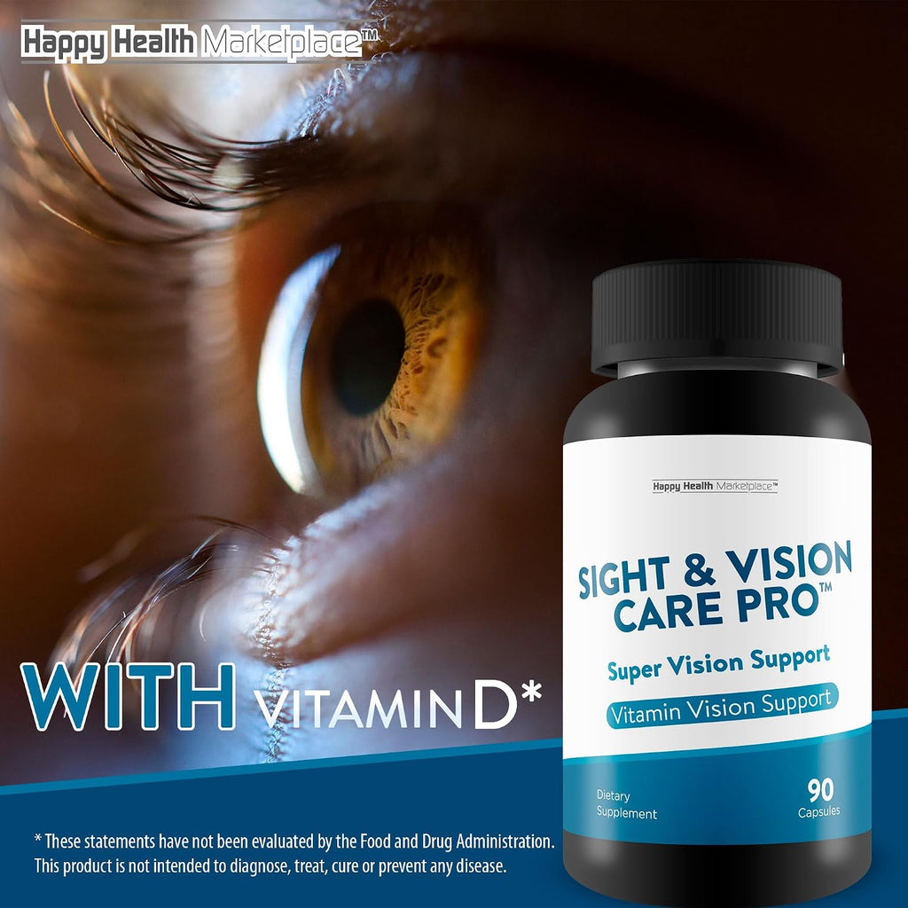 Sight & Vision Care Pro - Complejo de Vitaminas y Minerales para la Visión