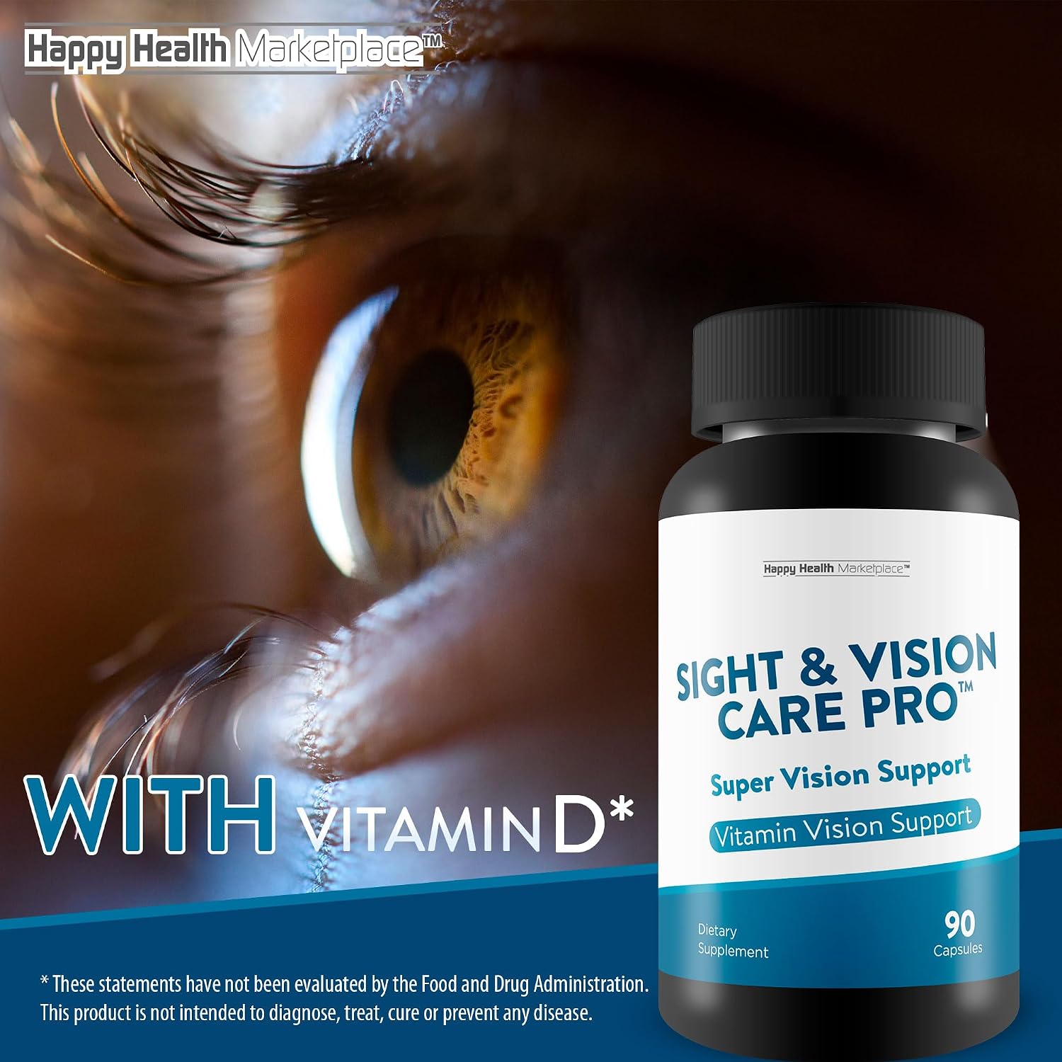 Sight & Vision Care Pro - Complejo de Vitaminas y Minerales para la Visión