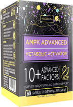 Actif AMPK Advanced Metabolic Activator con 10 Factores, 60 Cápsulas