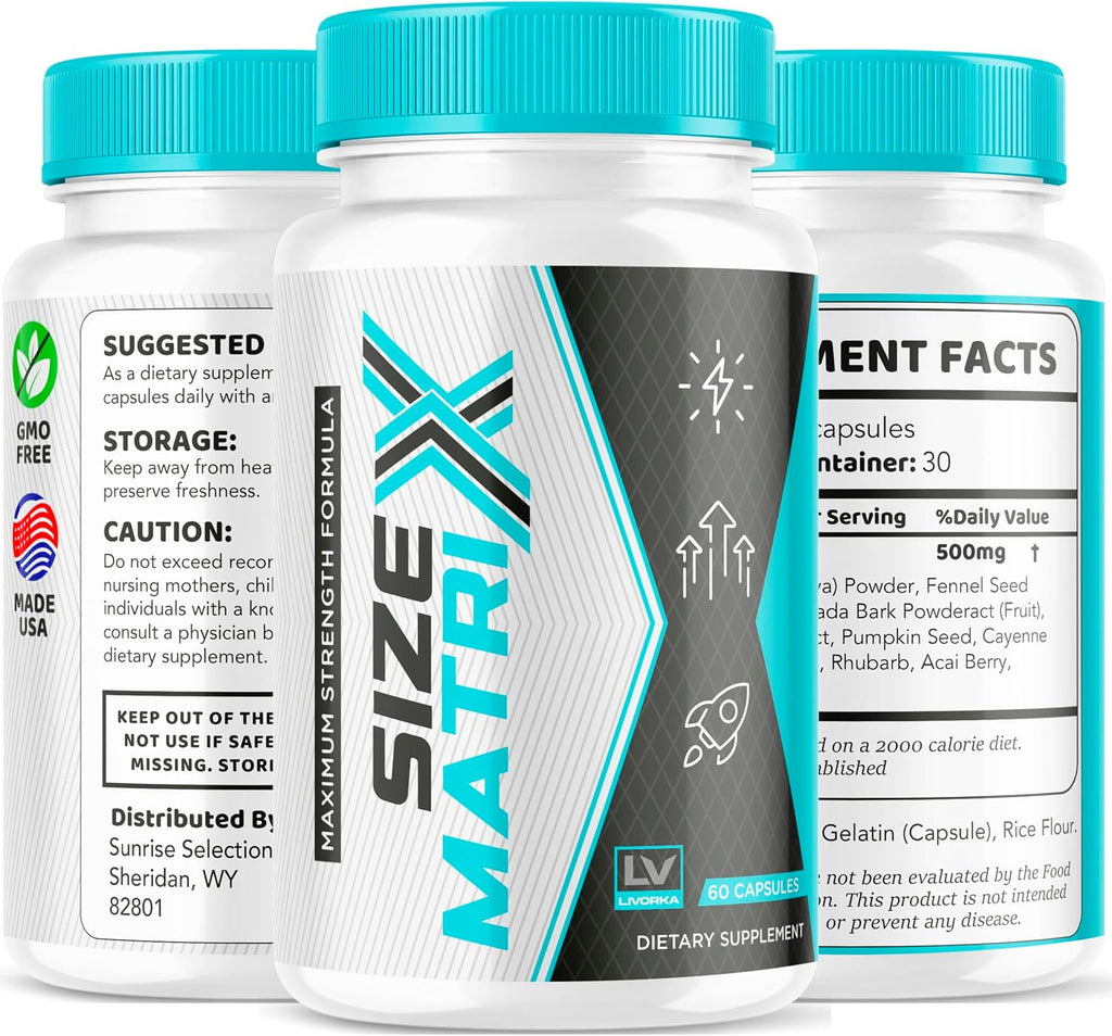 Size Matrix 180 Cápsulas (3 Envases) - Complemento Alimenticio
