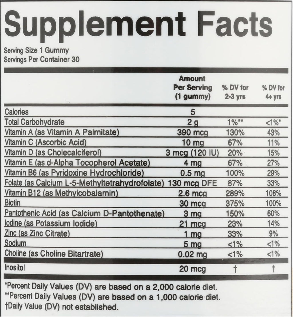 Mary Ruth's Kids Sugar Free Multivitamin Gummies - 30 Gominolas