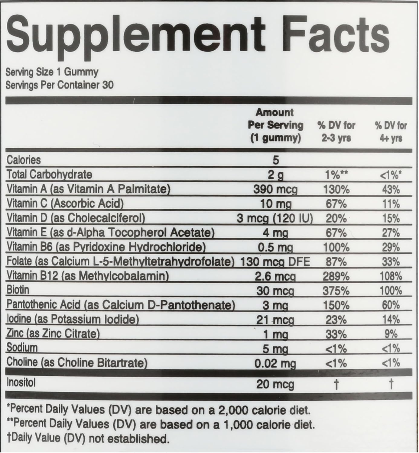 Mary Ruth's Kids Sugar Free Multivitamin Gummies - 30 Gominolas