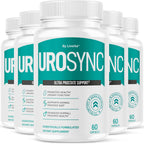 (5 Pack) UroSync Capsules - Suplemento Oficial para Hombres, Fórmula Natural Premium, 300 Cápsulas para 5 Meses