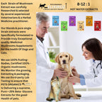 PETS ORGANICS ELIXIROZ Extracto de Melena de León para Perros y Gatos - Concentrado 8:1-12:1 - 250 Servicios