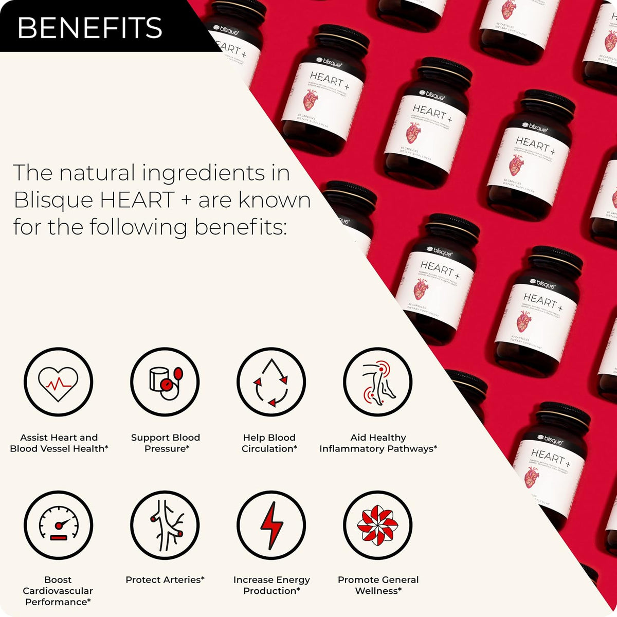 Blisque Heart+ – Apoyo Natural para la – Espino blanco (Hawthorn Berry): Conocido por su uso tradicional en el – Image 2