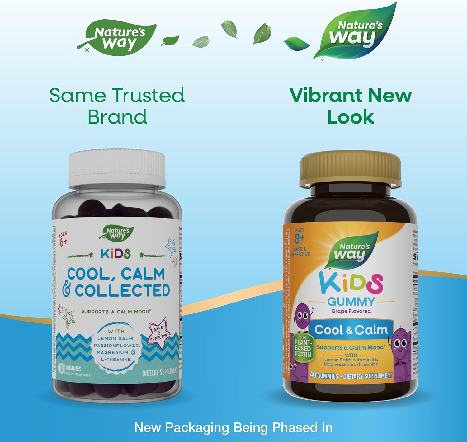 Nature's Way Kids Cool & Calm Gummies, 40 gominolas - Sabor uva