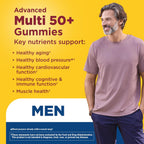 Nature Made Advanced Multivitamin Gummies 50+ para Él - 84 Gominolas