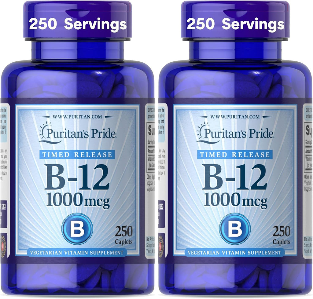 Vitamina B12 1000 mcg Liberación Prolongada - Puritan's Pride