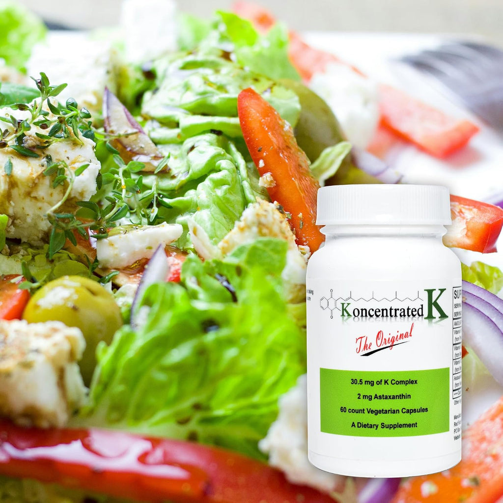 Koncentrated K - 30.5 mg de Vitaminas K y 2 mg de Astaxantina, 60 Cápsulas