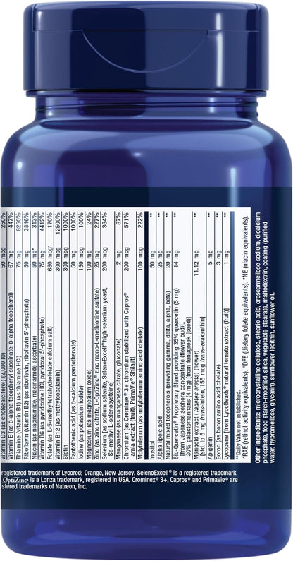 Life Extension Two-Per-Day Multivitamin – Complejo vitamínico completo, 60 comprimidos – Image 3