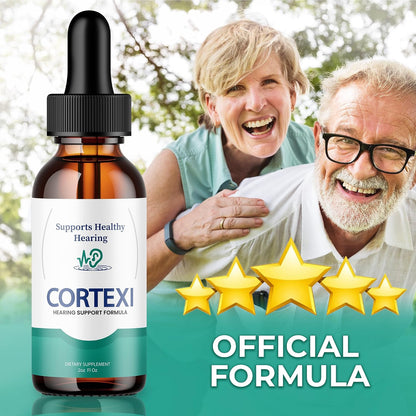 Cortexi Gotas para el Apoyo Auditivo con Cromo, Semilla de Uva, Astrágalo y Maca (60 ml)