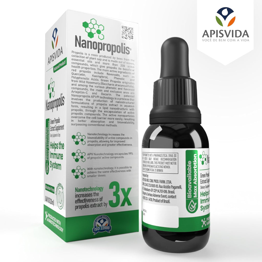 APIS VIDA Nanopropolis Extracto de Propóleo Verde 20ml