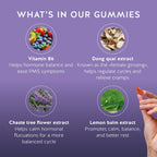 Bears with Benefits - Gominolas para el SPM con Vitamina B6 y Toronjil, 60 unidades