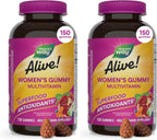 Nature's Way Alive! Gomitas Multivitamínicas para Mujeres, Sabor Bayas, 150 uds