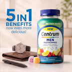 Centrum MultiGummies Multivitamínico en Gominolas para Hombres, 170 unidades