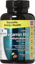 Vitamina B12 2500 mcg Sublingual - Metilcobalamina - Member's Mark (300 comprimidos)
