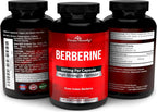 Divine Bounty Complejo de Berberina Puro - 600mg por Cápsula de Berberina HCl - 60 Cápsulas Vegetarianas