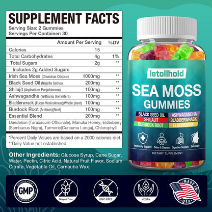 Sea Moss Gummies con Ashwagandha, – Ashwagandha: Planta adaptógena utilizada tradicionalmente en la medicina – Image 8