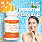 Complejo de Vitamina C Liposomal 1500 mg (2 Cápsulas) - 180 Cápsulas - Dr.Plus