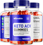 Microbio Keto ACV Gummies (3 Pack) | 180 Gominolas para 3 Meses