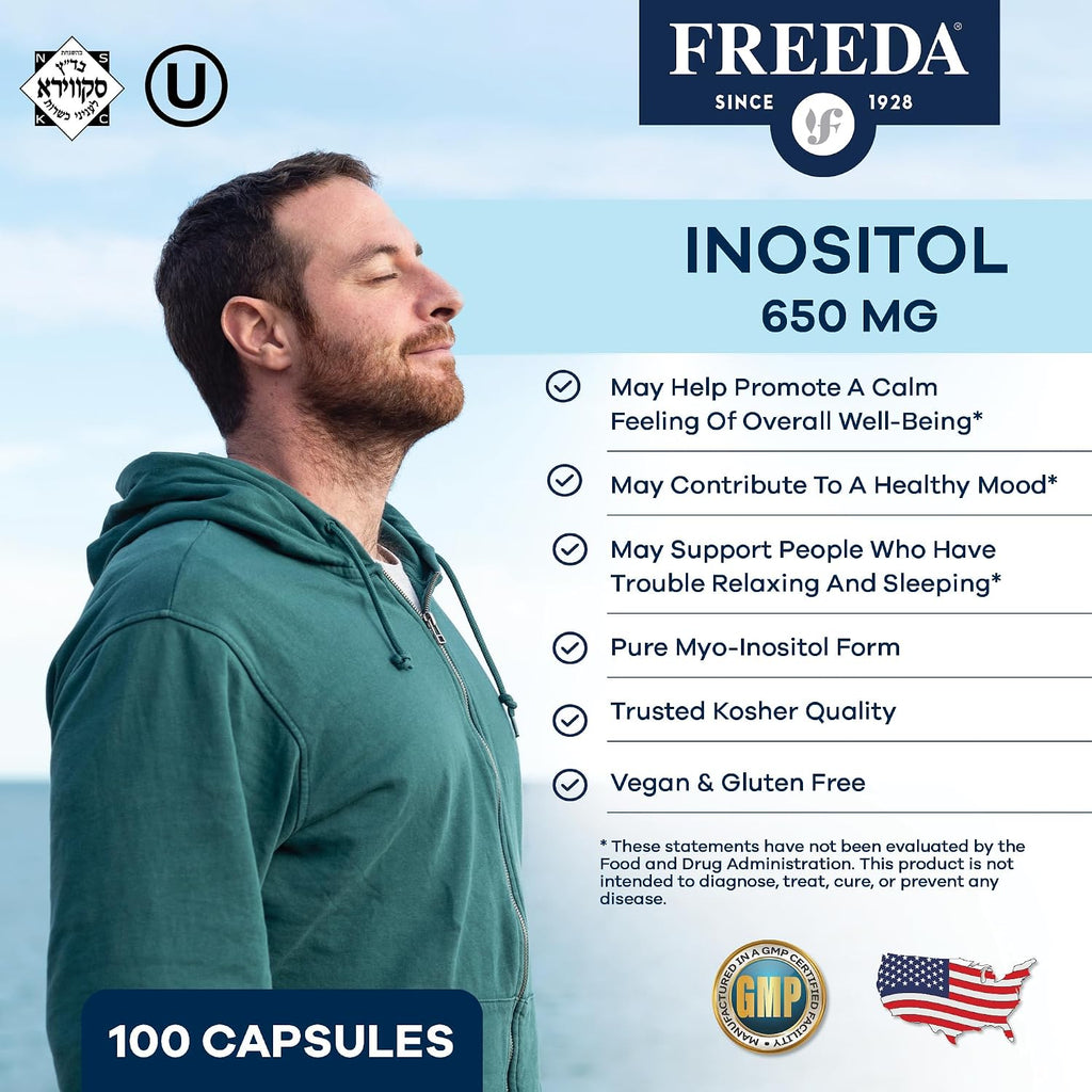 FREEDA Myo-Inositol en Polvo – Vitamina B8 Pura (900 mg por ración)
