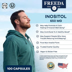 FREEDA Myo-Inositol en Polvo – Vitamina B8 Pura (900 mg por ración)