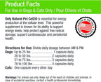 Only Natural Pet Cápsulas de CoQ10 para Perros y Gatos – Suplemento de Coenzima Q10 Ubiquinona – Ayuda a Mantener la Vitalidad, Energía y Bienestar General – 90 Cápsulas