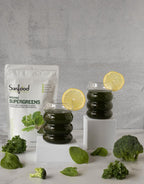 Sunfood Superfoods Mezcla Orgánica de Superalimentos Verdes - 227 g (8 oz)