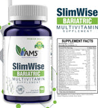 America Medic & Science SlimWise Bariatric Multivitamin 180 Caplets | 2 Meses de Suministro | Post Bypass Gástrico