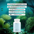 Mars Sea Moss Caps Surge Natural - 60 Cápsulas (Pack de 3)