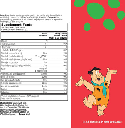 Flintstones Vitaminas para Niños Exigentes + – Edad del niño: Flintstones Picky Kids + Hierro es apto a partir de – Image 6