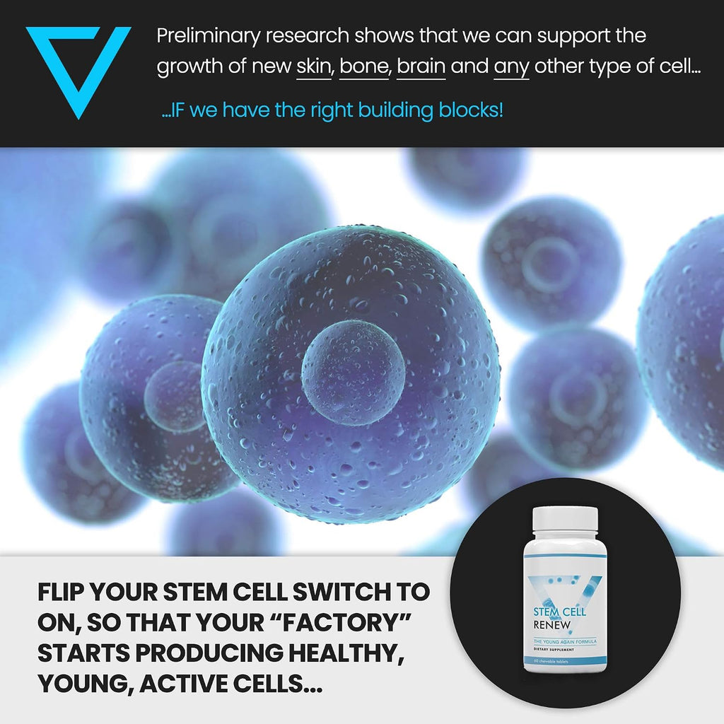 Stem Cell Renew - Complemento para el Apoyo de Células Madre (60 cápsulas)