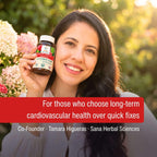 Fórmula para Eliminación de Placa Arterial | Suplemento Natural de 4 Elementos para Apoyar la Presión Arterial, el Colesterol Saludable y el Ritmo Cardíaco | 90 Cápsulas Fáciles de Tragar | de Sana Herbal