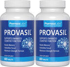 Provasil Brain Supplement - Suplemento Cognitivo con Ginkgo, Bacopa y Biotina para Memoria, Enfoque, Estado de Ánimo y Concentración (Pack de 2)